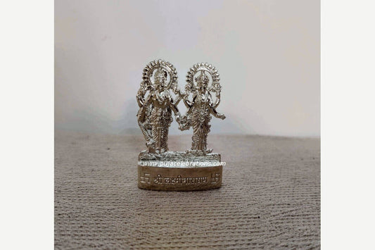 Lakshmi Narayana Stand Silver, Return Gifts for House Warming 