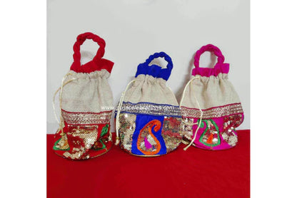 Round Base Handcrafted Women's Potli