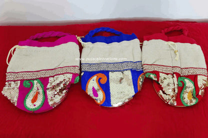 Round Base Handcrafted Women's Potli