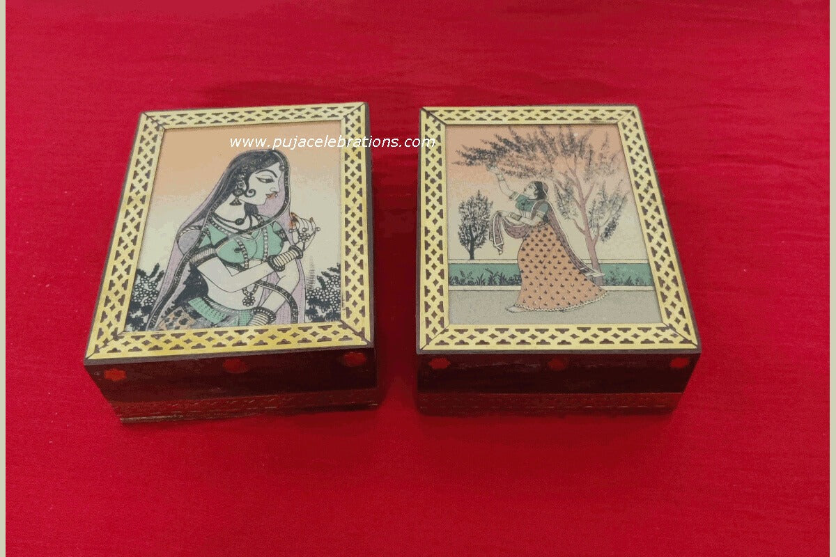 Gemstone Wooden Box