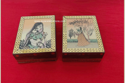 Gemstone Wooden Box