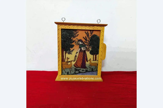 Gemstone Wooden Keyholder Box - Puja Celebrations