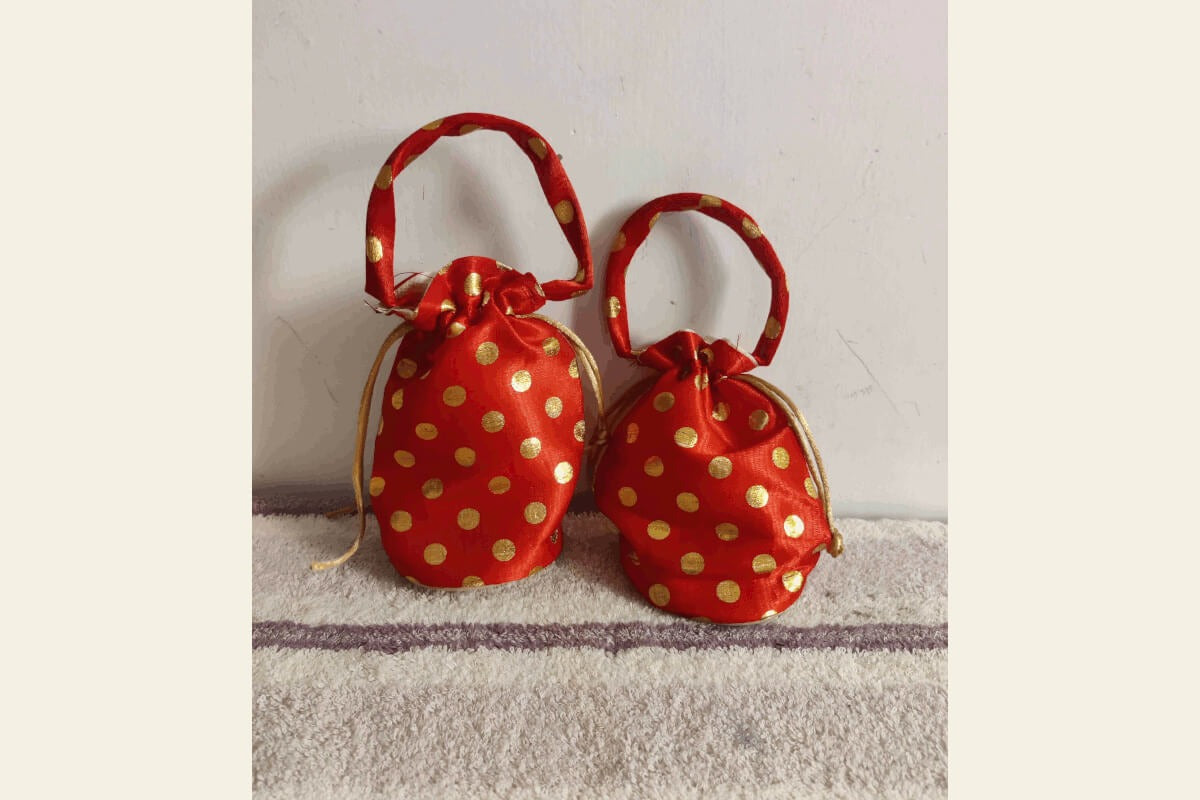 Round Base Handcrafted Women's Potli