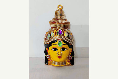 Lakshmi Amman Devi Decorated Face