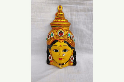 Lakshmi Amman Devi Decorated Face