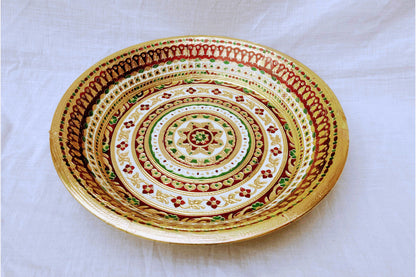 Meenakari Steel Thambulam Parat