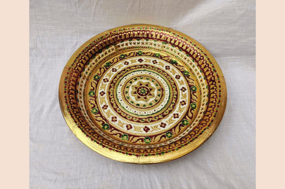 Meenakari Steel Thambulam Parat