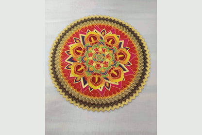 3D Rangoli Kolam Sticker