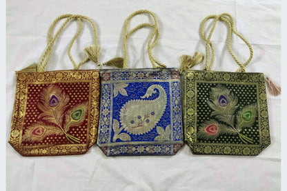 Brocade Print Handbag