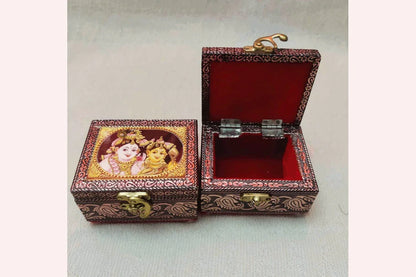 Tanjore Print Jewel Box - Puja Celebrations