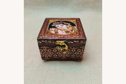 Tanjore Print Jewel Box - Puja Celebrations