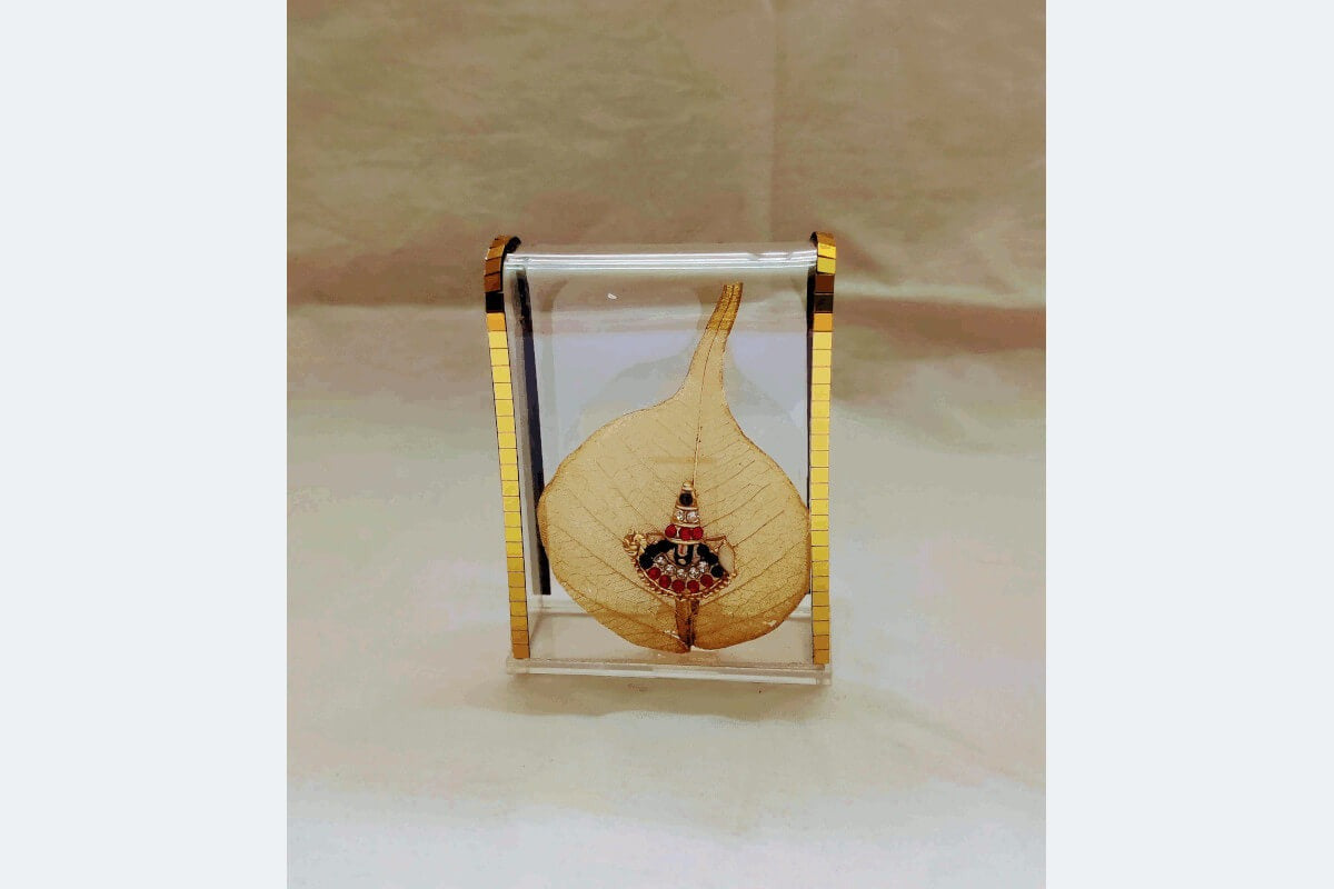 Pipal Leaf God Idol Small, Housewarming Gift