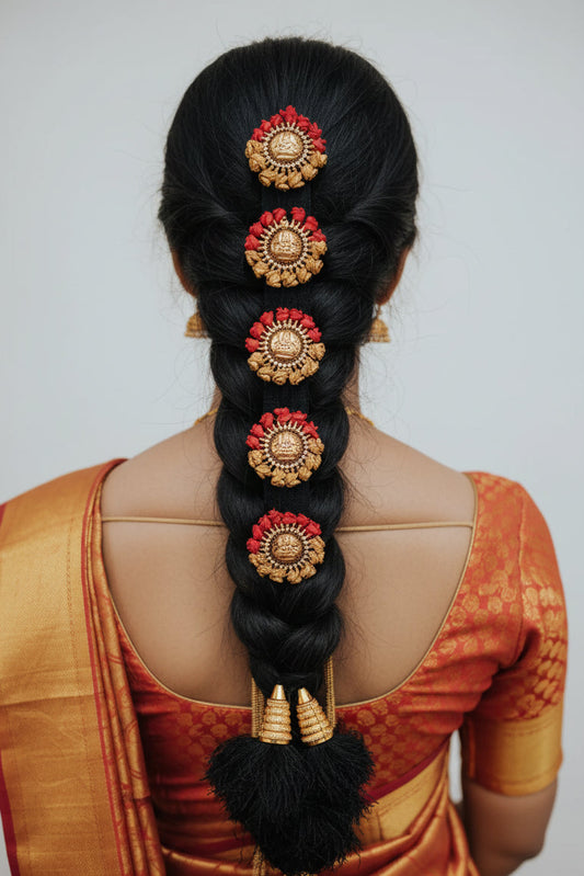 Devi Amman Lakshmi Jadai Plait