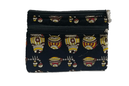Kalamkari Zip Purse Medium