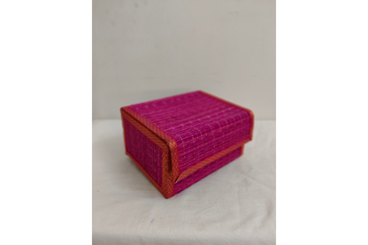 Assorted color fabric trims on Korai foldable gift boxes available wholesale