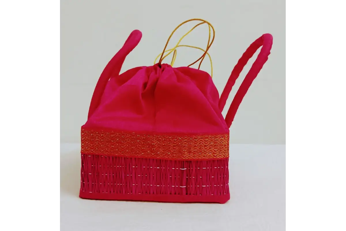 Korai Mat Hamper Potli – Eco‑Friendly Wedding Gift Bag
