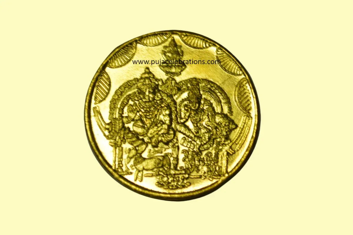 Lakshmi Kubera coin - Puja Celebrations
