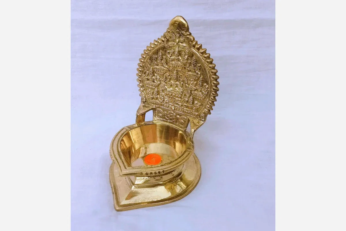 brass diya vilakku - Puja Celebrations