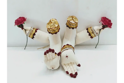 Handcrafted Varalakshmi pooja accessories and return gift set by Puja Celebrations