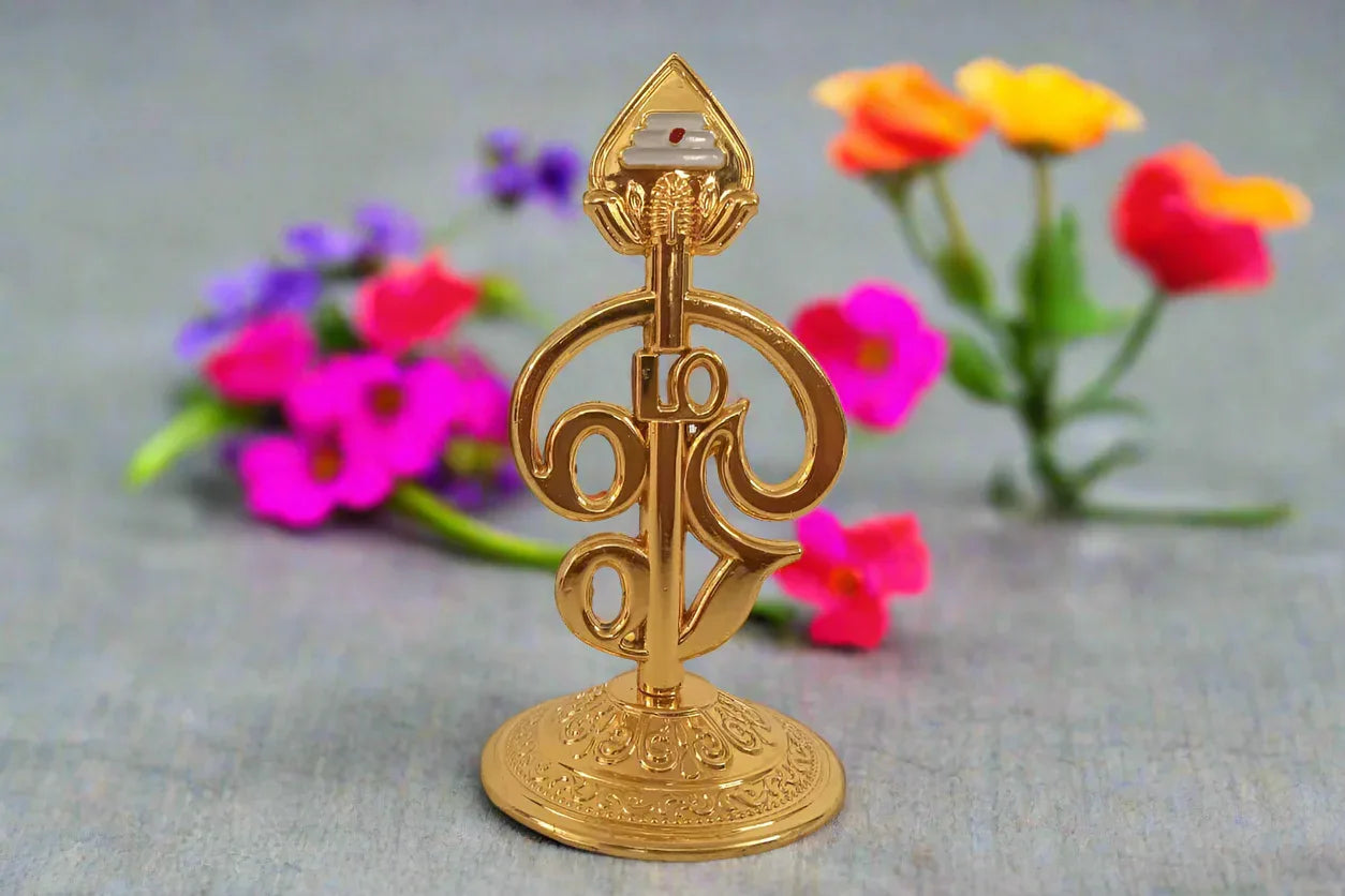 Traditional metal Lord Murugan Vel stand idol for home pooja room decoration