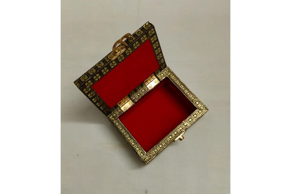 Tanjore Print Wooden Jewel Box
