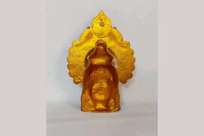 Varalakshmi Devi Amman Yellow Face Mukhvada - Puja Celebrations