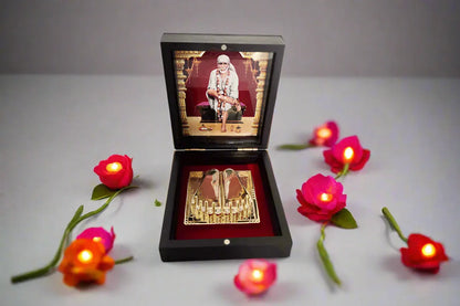 Shridi Saibaba Charan Paduka Box - Puja Celebrations