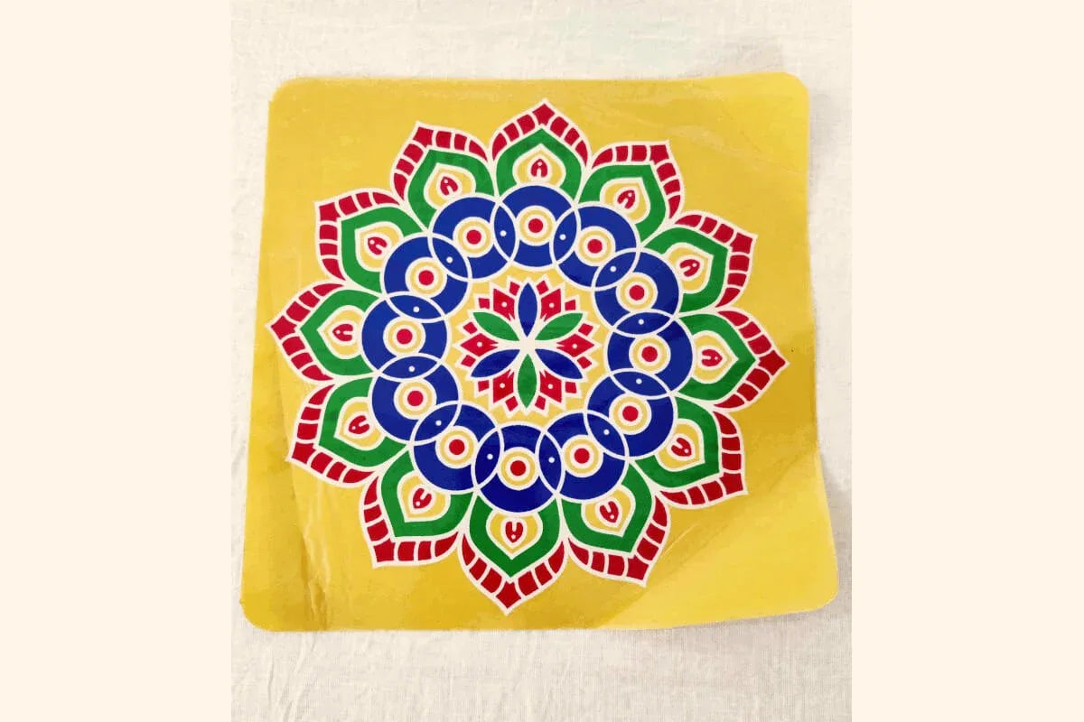 Rajahuli Sticker Rangoli Sticker Medium|Puja Celebrations
