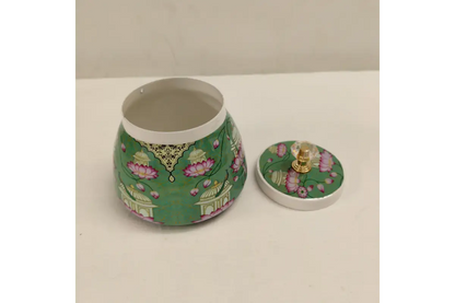 Pichwai Print Gift Jar