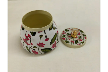Pichwai Print Gift Jar
