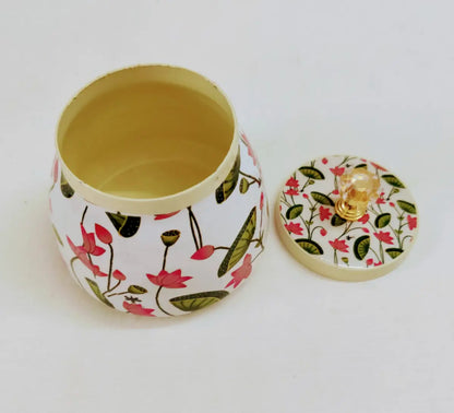Pichwai Print Gift Jar
