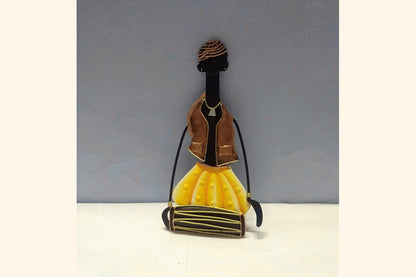 Dolak man Rajasthani Couple Musical Wall Decor