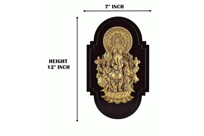 Kanthirsti Ganapathy / Vinayagar Wall Hanging Statue Idol for Home/Office Decorative Showpiece  