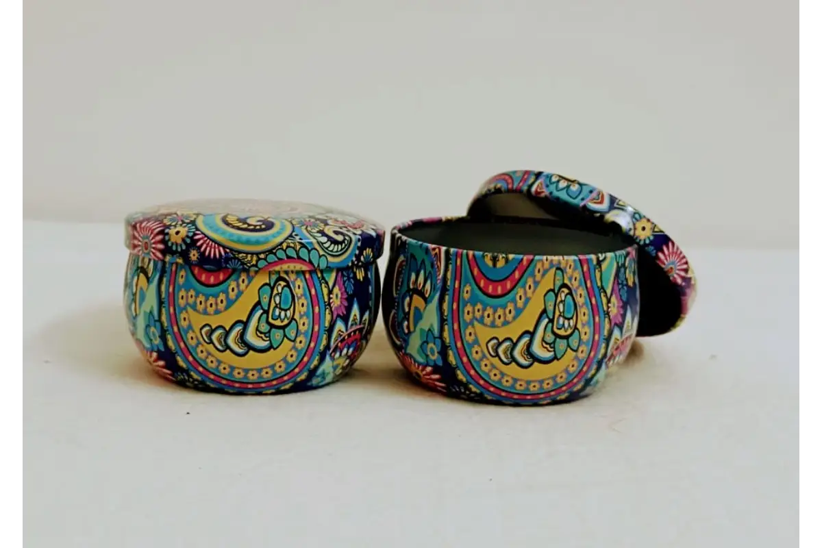 Mandala Print Metal Box
