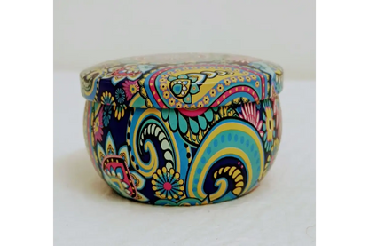 Mandala Print Metal Box