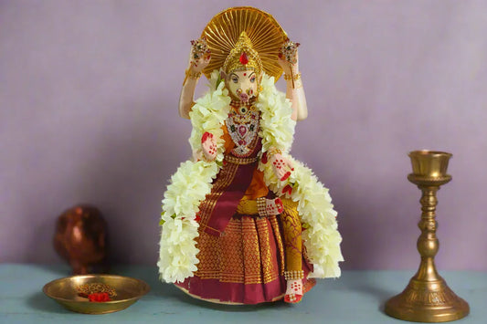 Handcrafted decorated Varahi Amman Devi doll for Navaratri Golu display by Puja Celebrations - Puja Celebrations
