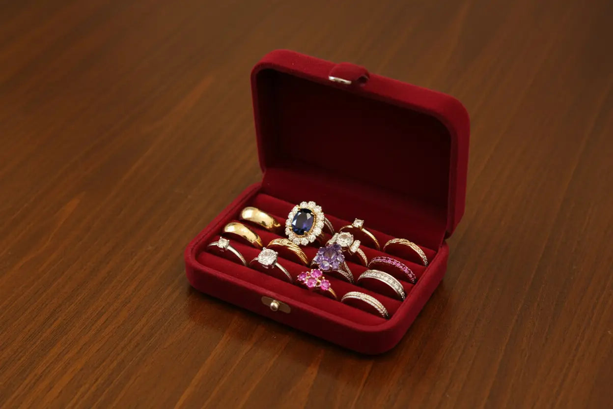Open-velvet-ring-box-showing-plush-interior-lining