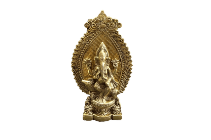 Lakshmi Gold Oxidised Idol