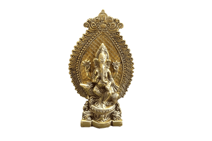 Lakshmi Gold Oxidised Idol