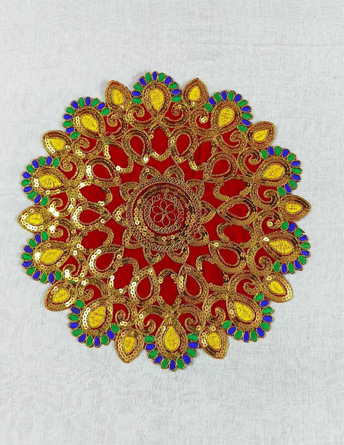 Bulk wholesale bundles of colorful wooden pooja chowkis ready for festival return gift orders by Puja Celebrations- Puja Celebrations