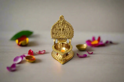 brass diya vilakku - Puja Celebrations