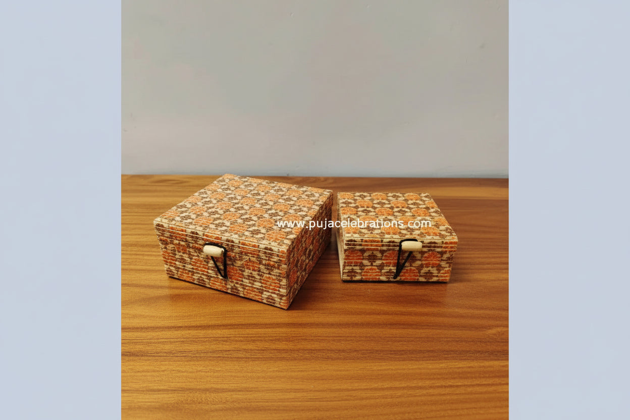 Wooden Box Set - Puja Celebrations