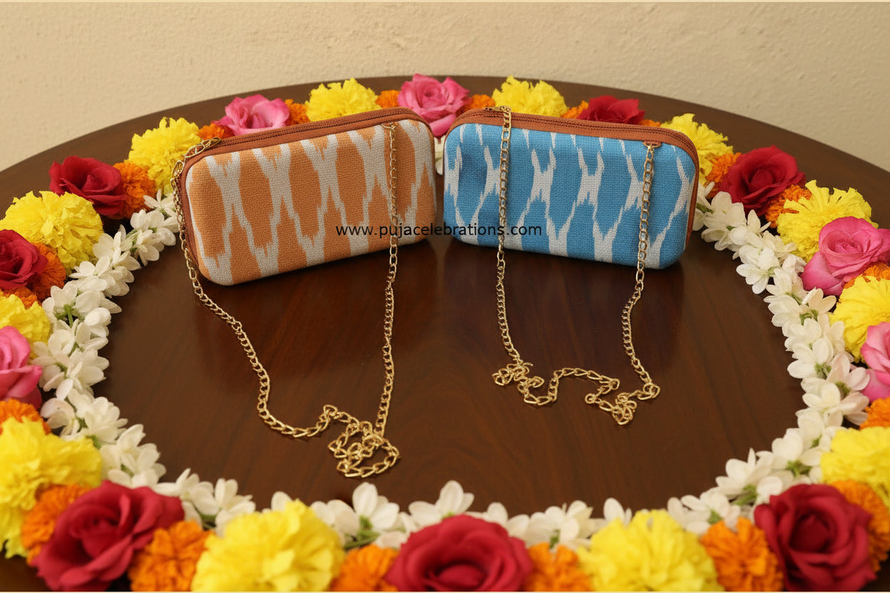Designer Purse with Chain Strap - Puja Celebrations