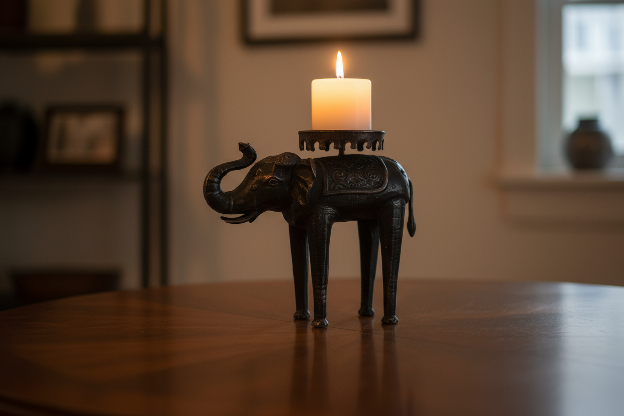 Elephant Diya Candle Holder