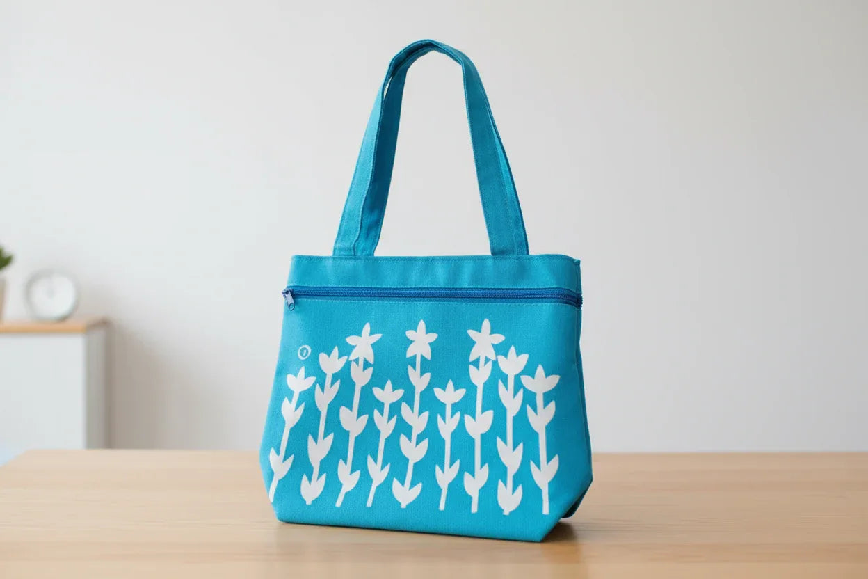 Flower Design Handbag - Puja Celebrations