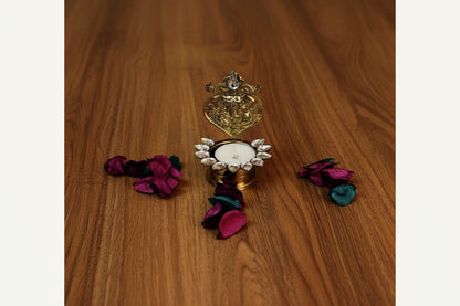 Ganesha Metal Candle Holder