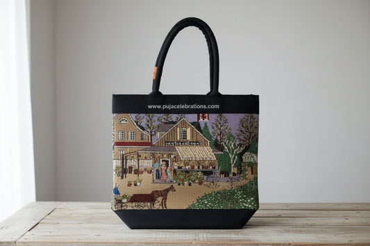 Jute Printed Bag Big