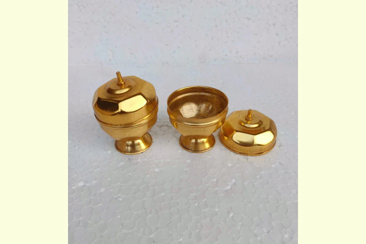 Twin Set Kumkum Box - Puja Celebrations