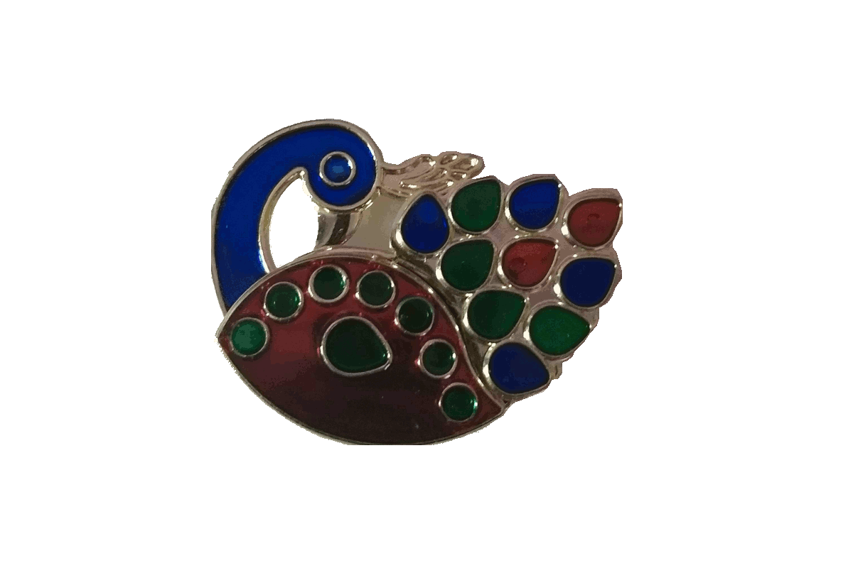 Stone Peacock Kumkum