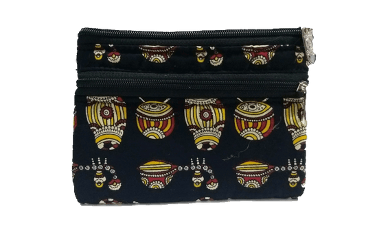 Kalamkari Zip Purse Medium